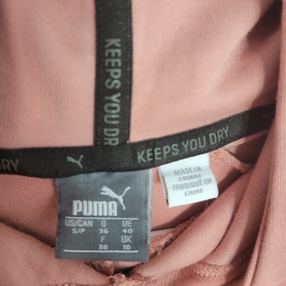 Puma Beige Peach Hoodie #84 Size S/P - Picture 4 of 8
